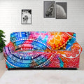 Colorful Circle Mandala Print Sofa Cover