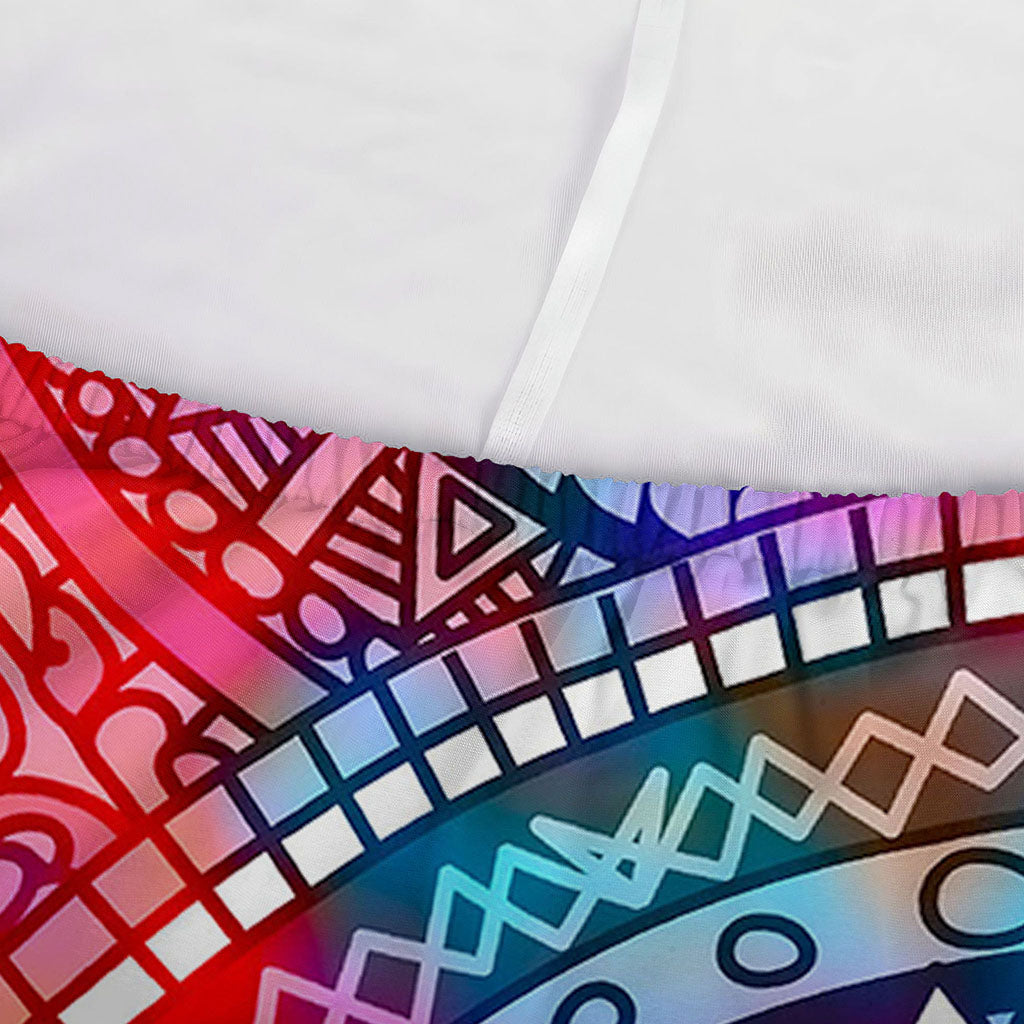 Colorful Circle Mandala Print Sofa Cover