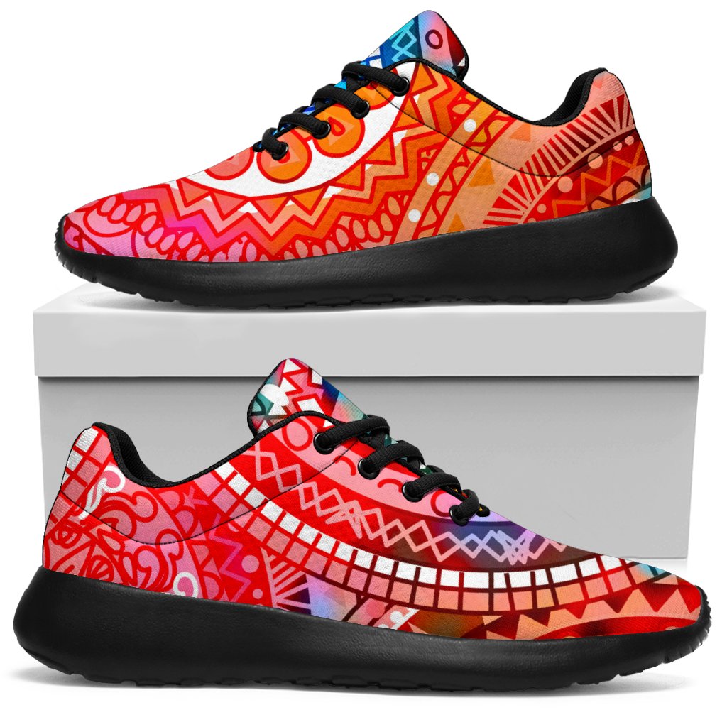 Colorful Circle Mandala Print Sport Shoes GearFrost
