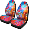 Colorful Circle Mandala Print Universal Fit Car Seat Covers