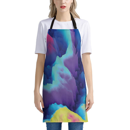 Colorful Cloud Print Apron