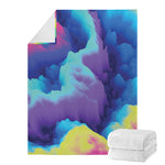 Colorful Cloud Print Blanket