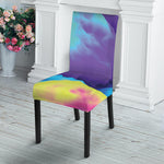Colorful Cloud Print Dining Chair Slipcover