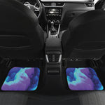 Colorful Cloud Print Front and Back Car Floor Mats