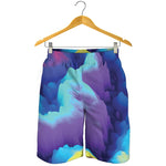 Colorful Cloud Print Men's Shorts