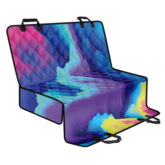 Colorful Cloud Print Pet Car Back Seat Cover