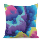 Colorful Cloud Print Pillow Cover
