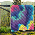Colorful Cloud Print Quilt