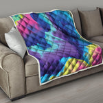 Colorful Cloud Print Quilt