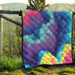 Colorful Cloud Print Quilt