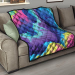 Colorful Cloud Print Quilt