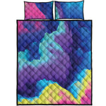 Colorful Cloud Print Quilt Bed Set