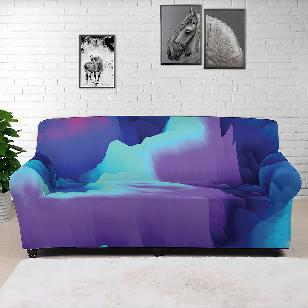 Colorful Cloud Print Sofa Cover