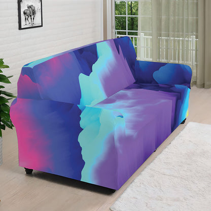 Colorful Cloud Print Sofa Cover