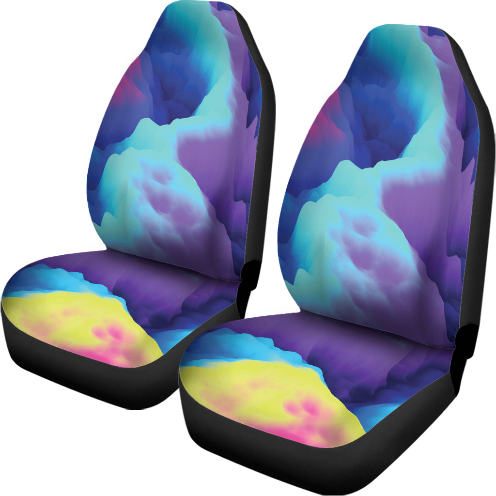 Colorful Cloud Print Universal Fit Car Seat Covers