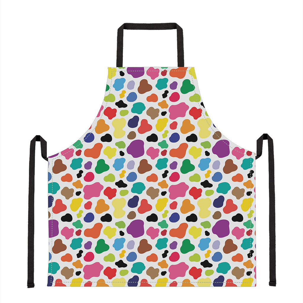 Colorful Cow Pattern Print Apron