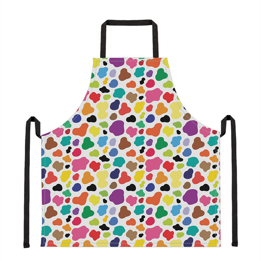 Colorful Cow Pattern Print Apron