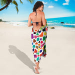 Colorful Cow Pattern Print Beach Sarong Wrap