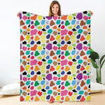 Colorful Cow Pattern Print Blanket