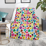 Colorful Cow Pattern Print Blanket