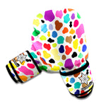 Colorful Cow Pattern Print Boxing Gloves