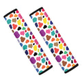 Colorful Cow Pattern Print Car Seat Belt Covers