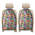 Colorful Cow Pattern Print Car Seat Organizers