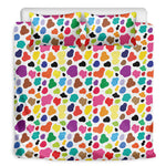 Colorful Cow Pattern Print Duvet Cover Bedding Set