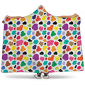 Colorful Cow Pattern Print Hooded Blanket