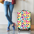 Colorful Cow Pattern Print Luggage Cover