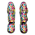 Colorful Cow Pattern Print Muay Thai Shin Guards