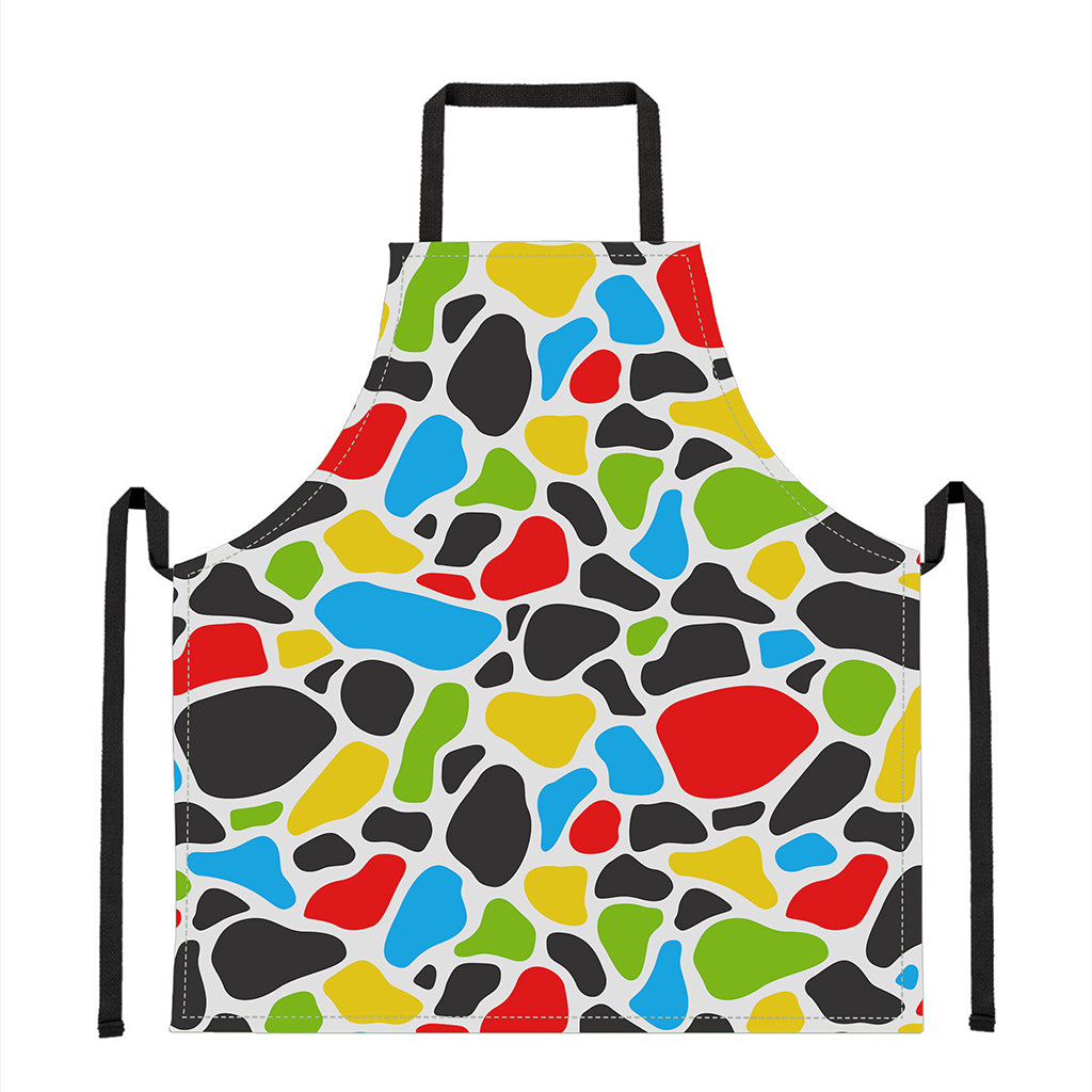 Colorful Cow Print Apron