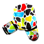 Colorful Cow Print Boxing Gloves