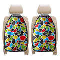 Colorful Cow Print Car Seat Organizers