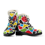 Colorful Cow Print Comfy Boots GearFrost