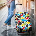 Colorful Cow Print Luggage Cover GearFrost
