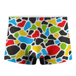 Colorful Cow Print Men's Boxer Briefs