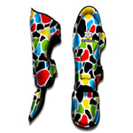 Colorful Cow Print Muay Thai Shin Guard