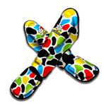 Colorful Cow Print Muay Thai Shin Guard