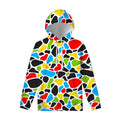 Colorful Cow Print Pullover Hoodie
