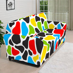 Colorful Cow Print Sofa Cover