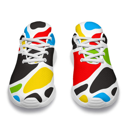 Colorful Cow Print Sport Shoes GearFrost