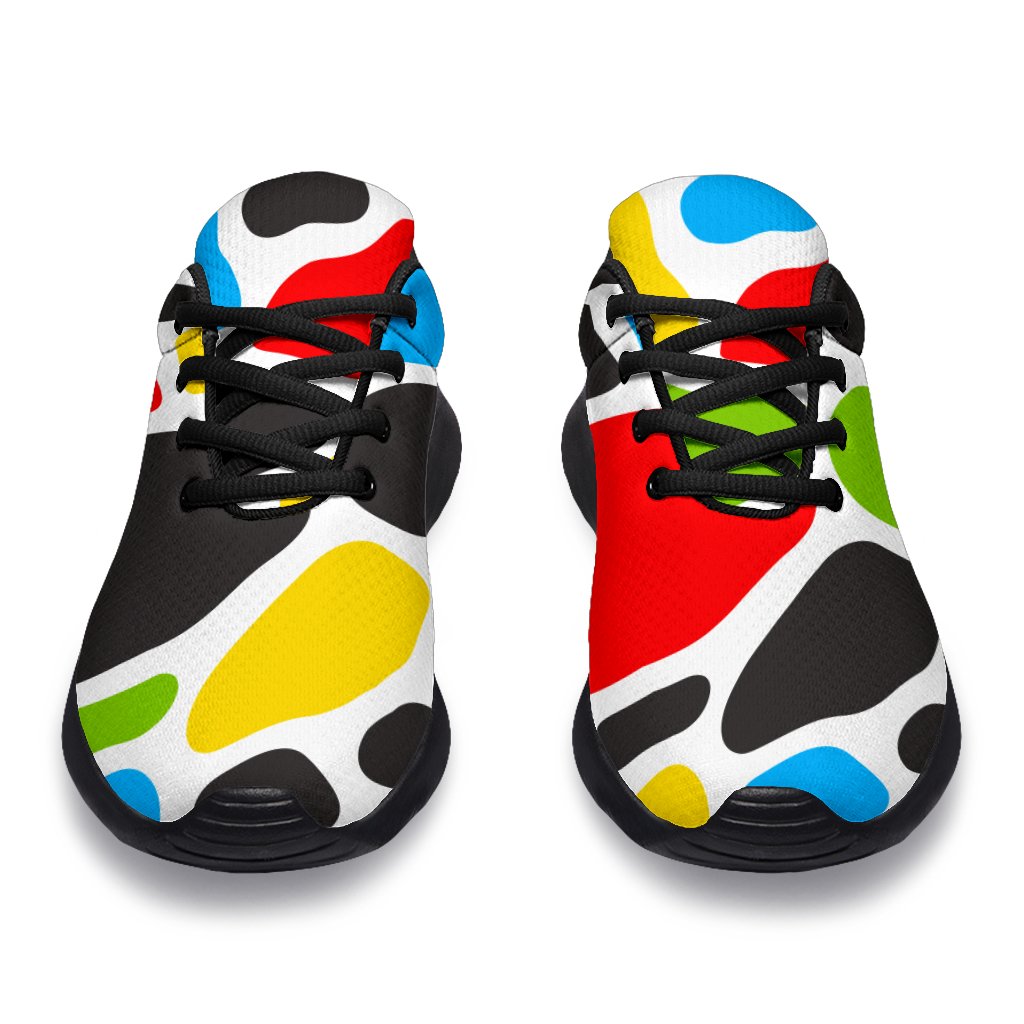 Colorful Cow Print Sport Shoes GearFrost
