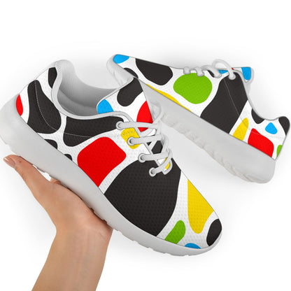 Colorful Cow Print Sport Shoes GearFrost