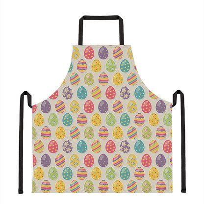 Colorful Cute Easter Eggs Pattern Print Apron