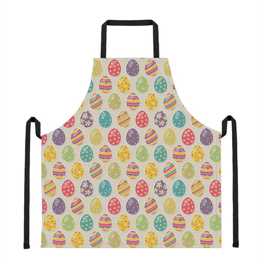 Colorful Cute Easter Eggs Pattern Print Apron
