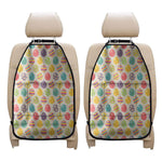 Colorful Cute Easter Eggs Pattern Print Car Seat Organizers