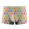 Colorful Cute Easter Eggs Pattern Print Men's Boxer Briefs