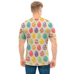 Colorful Cute Easter Eggs Pattern Print Men's T-Shirt