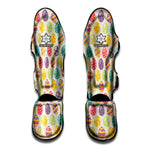 Colorful Cute Easter Eggs Pattern Print Muay Thai Shin Guard